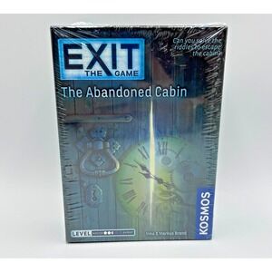 NEW SEALED Exit The Game:  The Abandoned Cabin - Escape Room Game Unopened‎